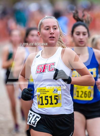 Thumbnail 3 in CIF State Cross Country Championships (Girls D5 Race) photogallery.