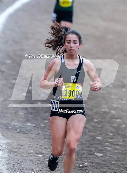 Thumbnail 2 in CIF State Cross Country Championships (Girls D5 Race) photogallery.