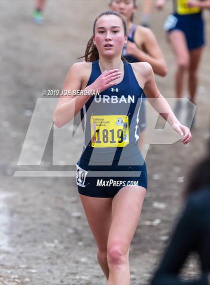 Thumbnail 2 in CIF State Cross Country Championships (Girls D5 Race) photogallery.