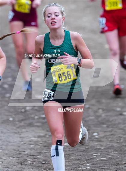 Thumbnail 2 in CIF State Cross Country Championships (Girls D5 Race) photogallery.