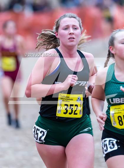 Thumbnail 2 in CIF State Cross Country Championships (Girls D5 Race) photogallery.