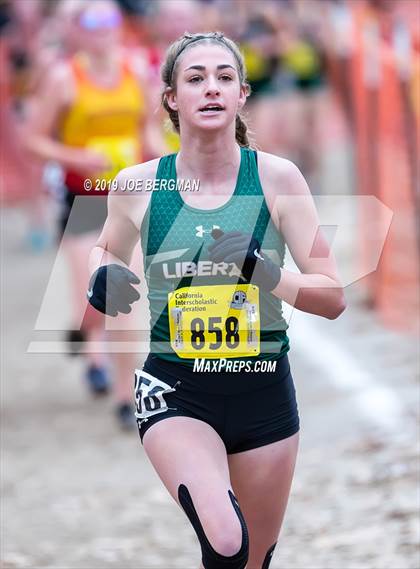 Thumbnail 1 in CIF State Cross Country Championships (Girls D5 Race) photogallery.
