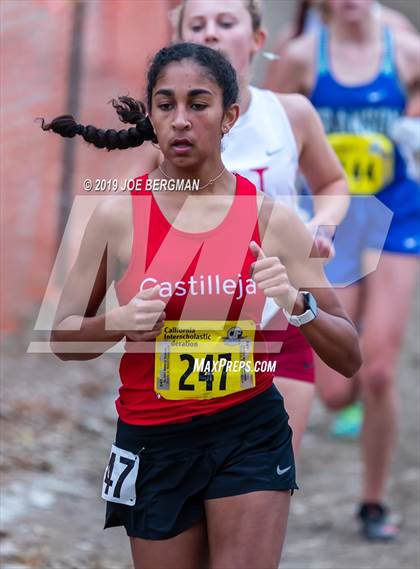 Thumbnail 3 in CIF State Cross Country Championships (Girls D5 Race) photogallery.