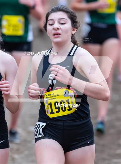 Thumbnail 2 in CIF State Cross Country Championships (Girls D5 Race) photogallery.