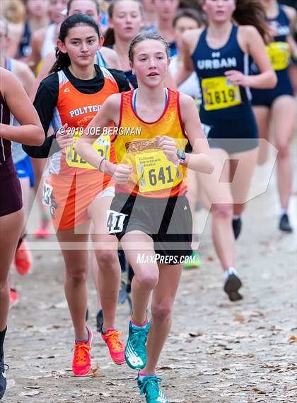 Thumbnail 2 in CIF State Cross Country Championships (Girls D5 Race) photogallery.