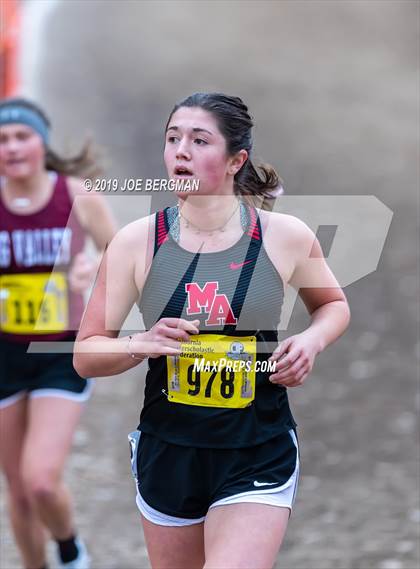 Thumbnail 2 in CIF State Cross Country Championships (Girls D5 Race) photogallery.