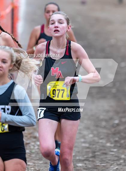 Thumbnail 3 in CIF State Cross Country Championships (Girls D5 Race) photogallery.