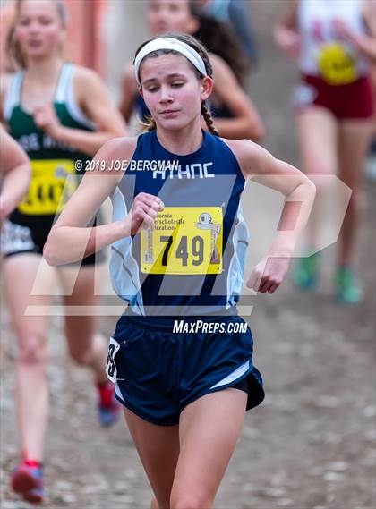 Thumbnail 1 in CIF State Cross Country Championships (Girls D5 Race) photogallery.
