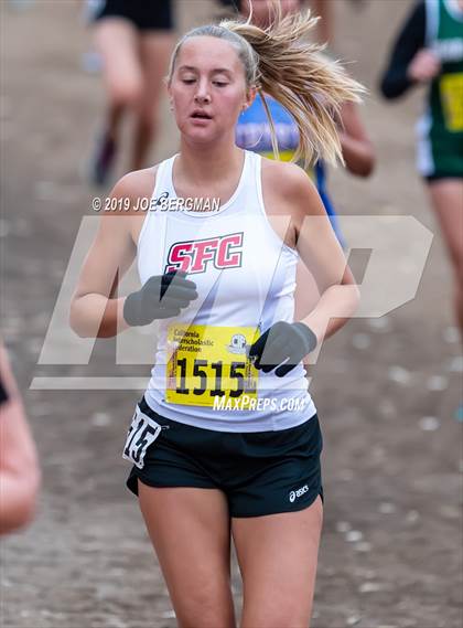 Thumbnail 3 in CIF State Cross Country Championships (Girls D5 Race) photogallery.