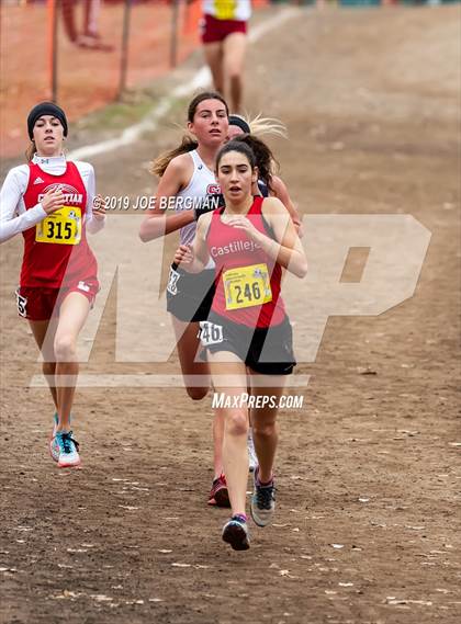 Thumbnail 1 in CIF State Cross Country Championships (Girls D5 Race) photogallery.