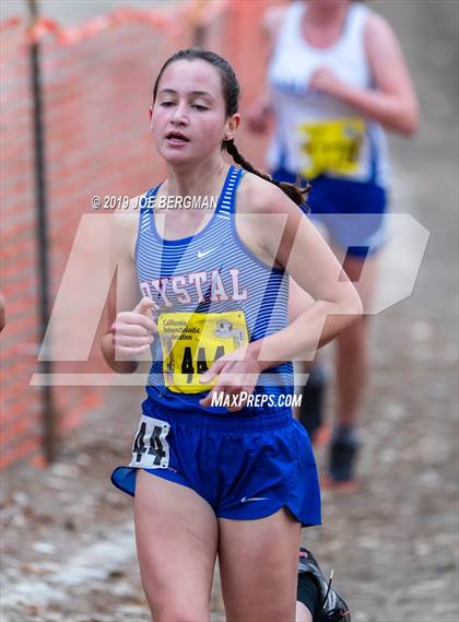 Thumbnail 2 in CIF State Cross Country Championships (Girls D5 Race) photogallery.