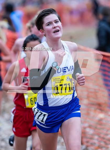 Thumbnail 3 in CIF State Cross Country Championships (Girls D5 Race) photogallery.