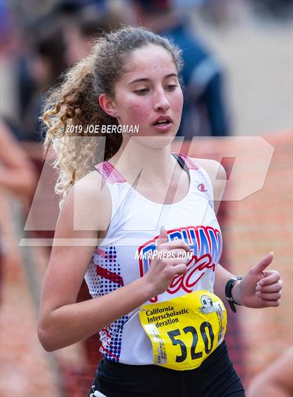 Thumbnail 1 in CIF State Cross Country Championships (Girls D5 Race) photogallery.