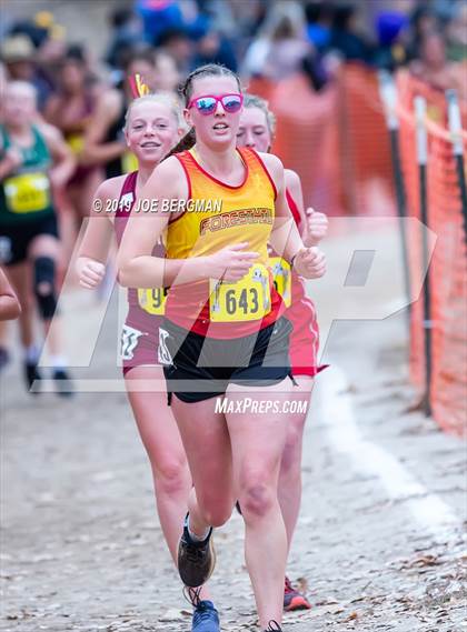 Thumbnail 3 in CIF State Cross Country Championships (Girls D5 Race) photogallery.