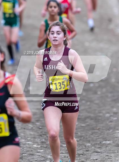 Thumbnail 2 in CIF State Cross Country Championships (Girls D5 Race) photogallery.
