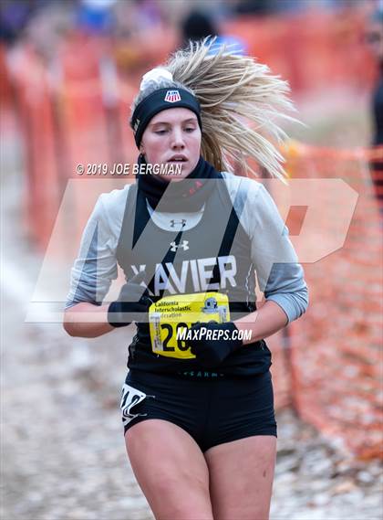 Thumbnail 1 in CIF State Cross Country Championships (Girls D5 Race) photogallery.