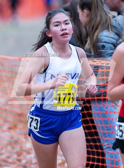 Thumbnail 2 in CIF State Cross Country Championships (Girls D5 Race) photogallery.