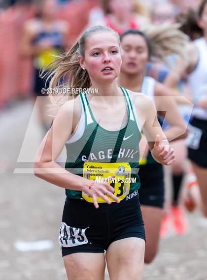 Thumbnail 3 in CIF State Cross Country Championships (Girls D5 Race) photogallery.