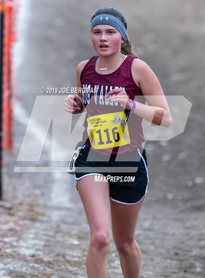 Thumbnail 1 in CIF State Cross Country Championships (Girls D5 Race) photogallery.
