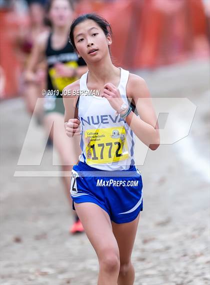Thumbnail 3 in CIF State Cross Country Championships (Girls D5 Race) photogallery.