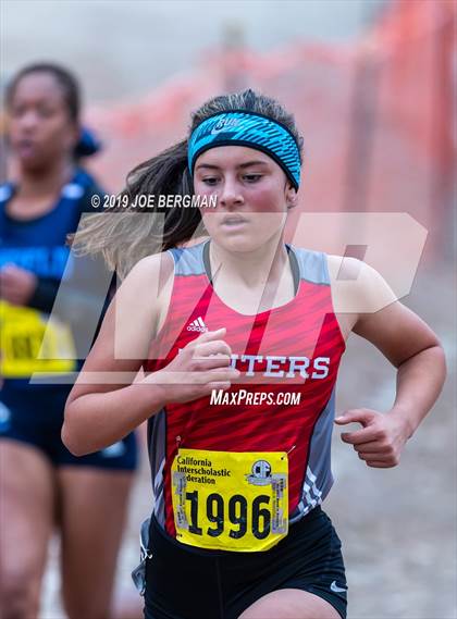Thumbnail 2 in CIF State Cross Country Championships (Girls D5 Race) photogallery.