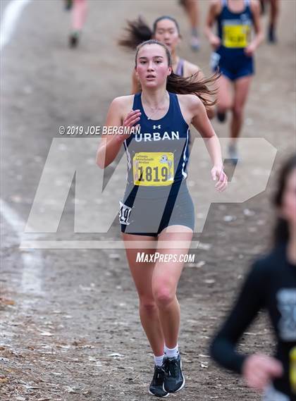 Thumbnail 1 in CIF State Cross Country Championships (Girls D5 Race) photogallery.