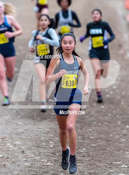Thumbnail 1 in CIF State Cross Country Championships (Girls D5 Race) photogallery.