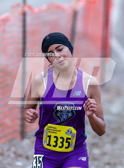 Thumbnail 2 in CIF State Cross Country Championships (Girls D5 Race) photogallery.