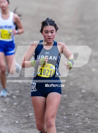 Thumbnail 2 in CIF State Cross Country Championships (Girls D5 Race) photogallery.