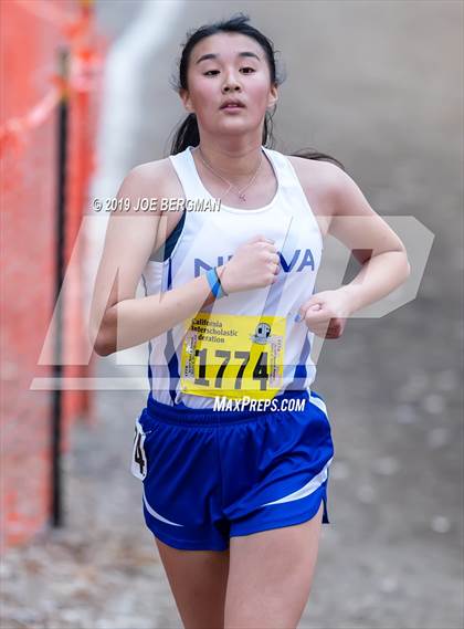 Thumbnail 1 in CIF State Cross Country Championships (Girls D5 Race) photogallery.