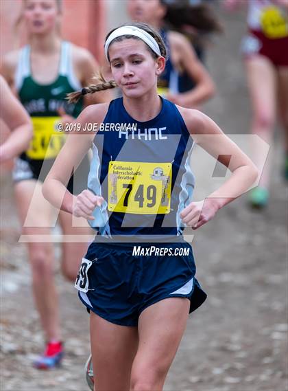 Thumbnail 2 in CIF State Cross Country Championships (Girls D5 Race) photogallery.