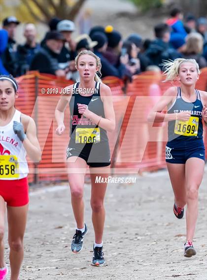 Thumbnail 2 in CIF State Cross Country Championships (Girls D5 Race) photogallery.
