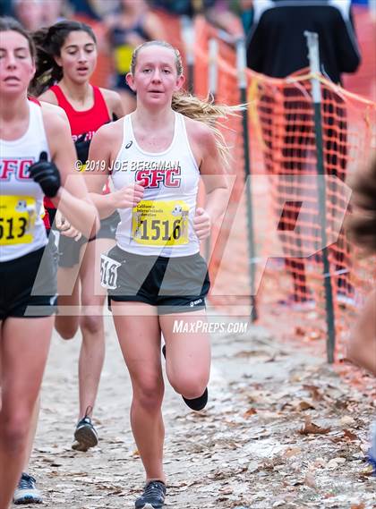 Thumbnail 3 in CIF State Cross Country Championships (Girls D5 Race) photogallery.