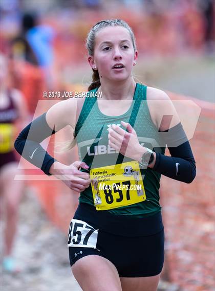 Thumbnail 1 in CIF State Cross Country Championships (Girls D5 Race) photogallery.