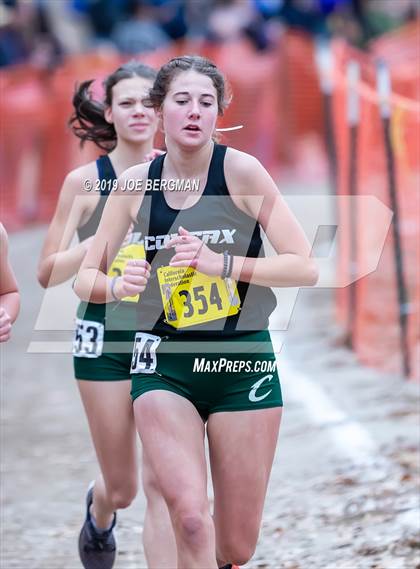 Thumbnail 3 in CIF State Cross Country Championships (Girls D5 Race) photogallery.