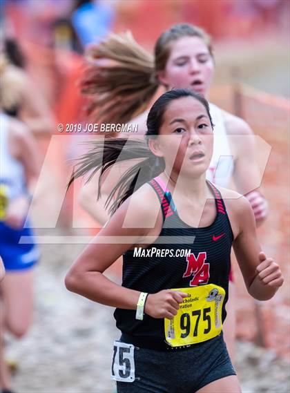 Thumbnail 2 in CIF State Cross Country Championships (Girls D5 Race) photogallery.