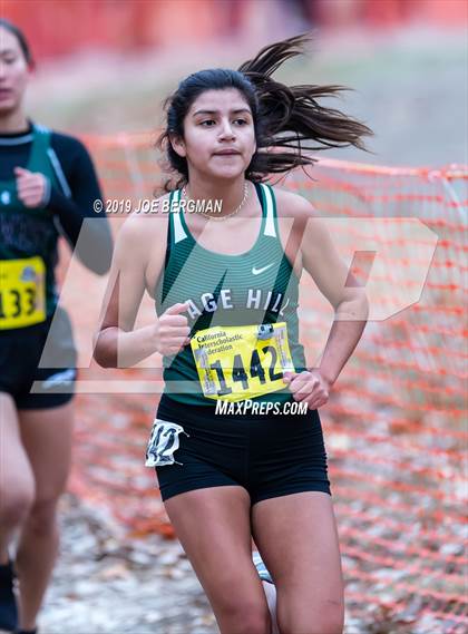 Thumbnail 2 in CIF State Cross Country Championships (Girls D5 Race) photogallery.