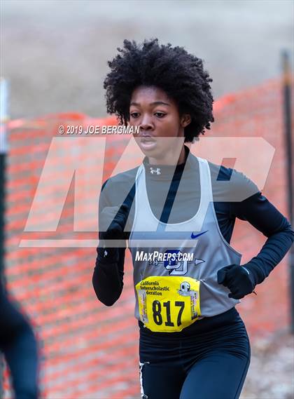 Thumbnail 2 in CIF State Cross Country Championships (Girls D5 Race) photogallery.