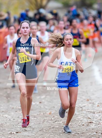 Thumbnail 3 in CIF State Cross Country Championships (Girls D5 Race) photogallery.