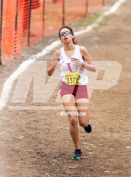 Thumbnail 1 in CIF State Cross Country Championships (Girls D5 Race) photogallery.