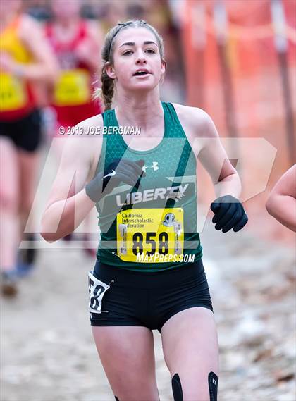 Thumbnail 3 in CIF State Cross Country Championships (Girls D5 Race) photogallery.