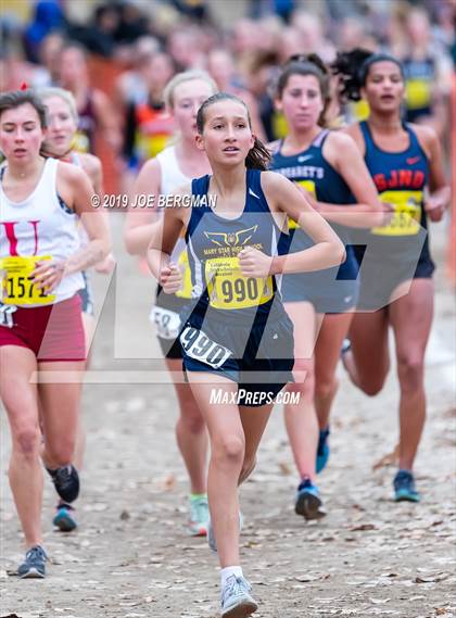 Thumbnail 2 in CIF State Cross Country Championships (Girls D5 Race) photogallery.