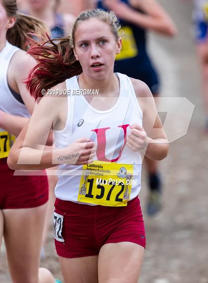 Thumbnail 3 in CIF State Cross Country Championships (Girls D5 Race) photogallery.