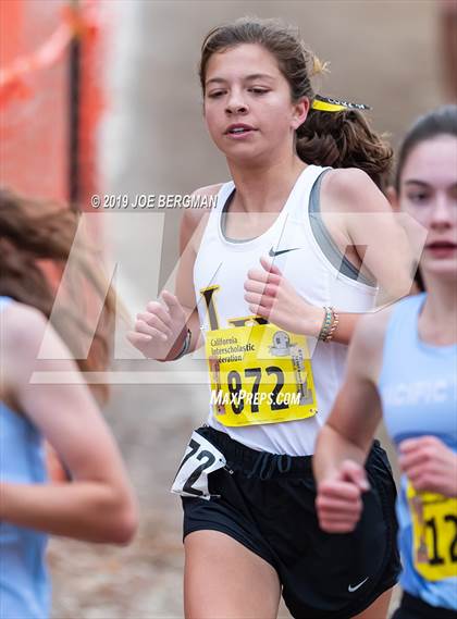 Thumbnail 2 in CIF State Cross Country Championships (Girls D5 Race) photogallery.