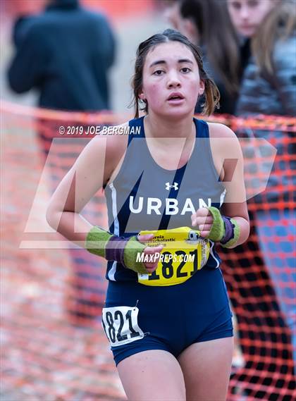Thumbnail 1 in CIF State Cross Country Championships (Girls D5 Race) photogallery.