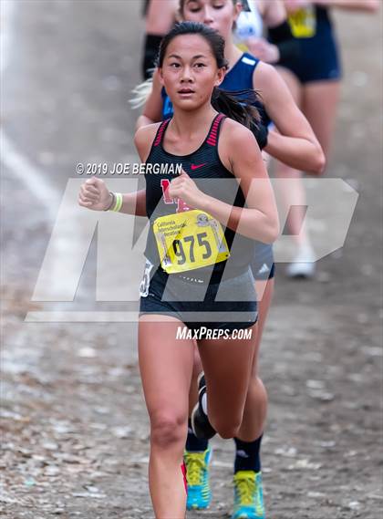 Thumbnail 1 in CIF State Cross Country Championships (Girls D5 Race) photogallery.