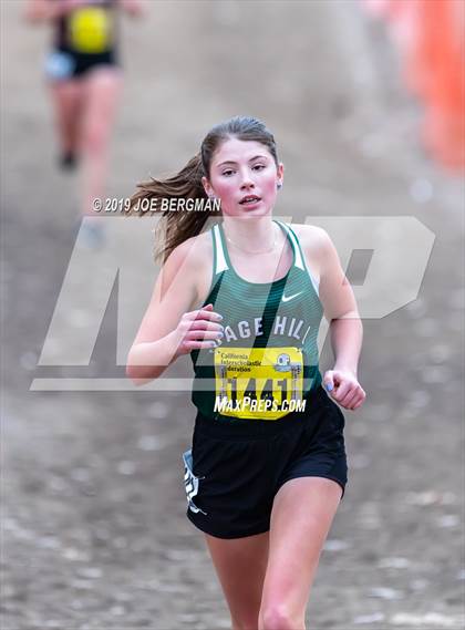 Thumbnail 1 in CIF State Cross Country Championships (Girls D5 Race) photogallery.