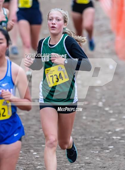 Thumbnail 1 in CIF State Cross Country Championships (Girls D5 Race) photogallery.