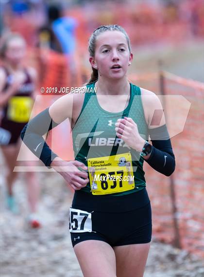 Thumbnail 3 in CIF State Cross Country Championships (Girls D5 Race) photogallery.