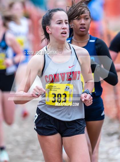 Thumbnail 1 in CIF State Cross Country Championships (Girls D5 Race) photogallery.